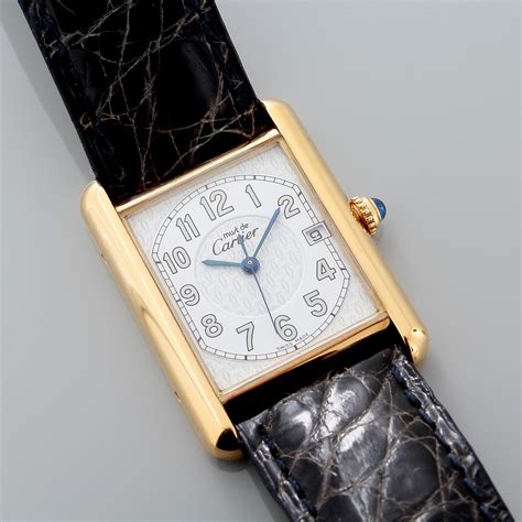 cartier tank watch 1990|older cartier tank watches.